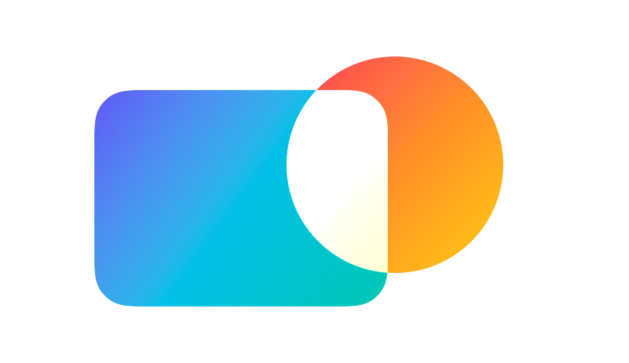 The color dodge blend mode creates an intense, bright and saturated overlap