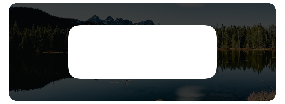 Without a compositing group the rounded rectangular highlight erases both the dimming layer and the photograph
